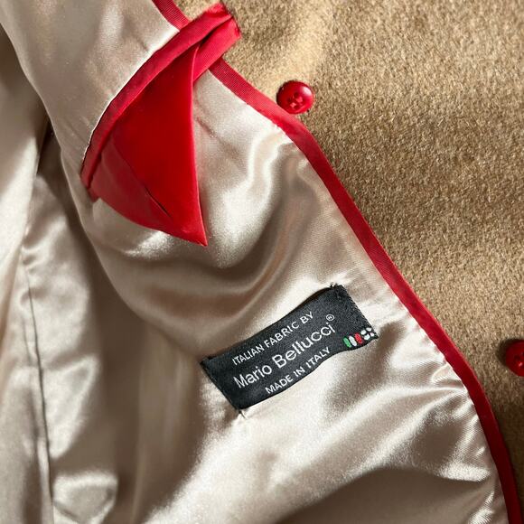 J. Crew Double Breasted Italian Wool Cashmere Coat Jacket Womens 2P Brown - Picture 9 of 13